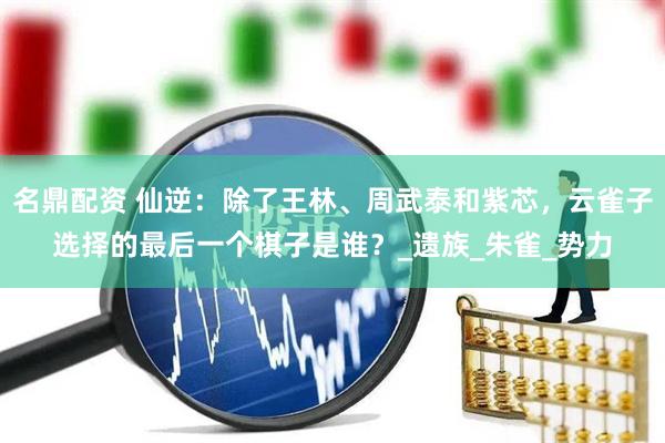 名鼎配资 仙逆：除了王林、周武泰和紫芯，云雀子选择的最后一个棋子是谁？_遗族_朱雀_势力