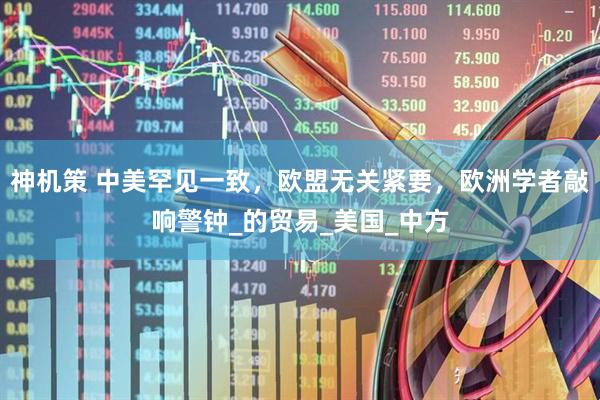神机策 中美罕见一致，欧盟无关紧要，欧洲学者敲响警钟_的贸易_美国_中方