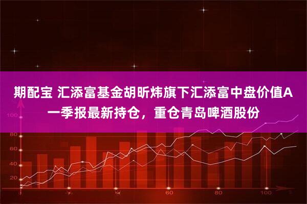 期配宝 汇添富基金胡昕炜旗下汇添富中盘价值A一季报最新持仓，重仓青岛啤酒股份